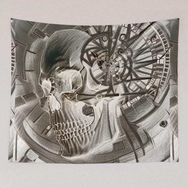 Item preview, Reverse Mechanical  Skull Sketch  designed and sold by MatrixTattoo.