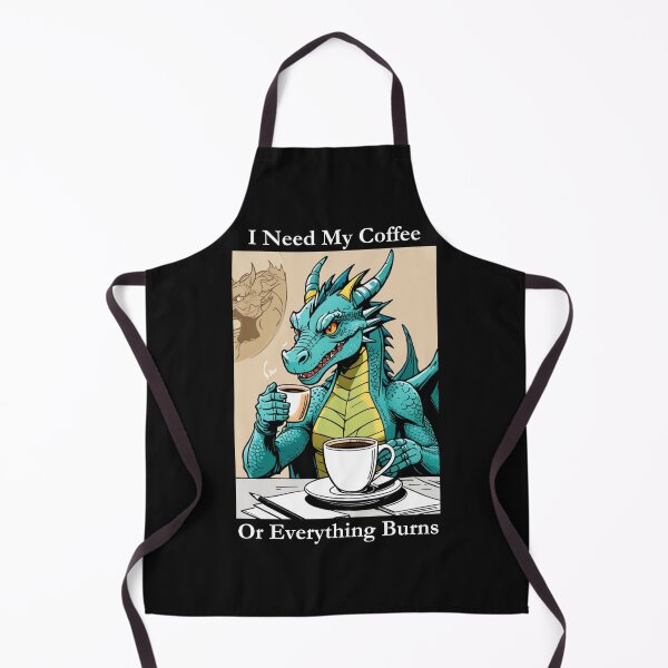 Item preview, I Need My Coffee Or Everything Burns Classic Black Tee designed and sold by GeekySexyCool.