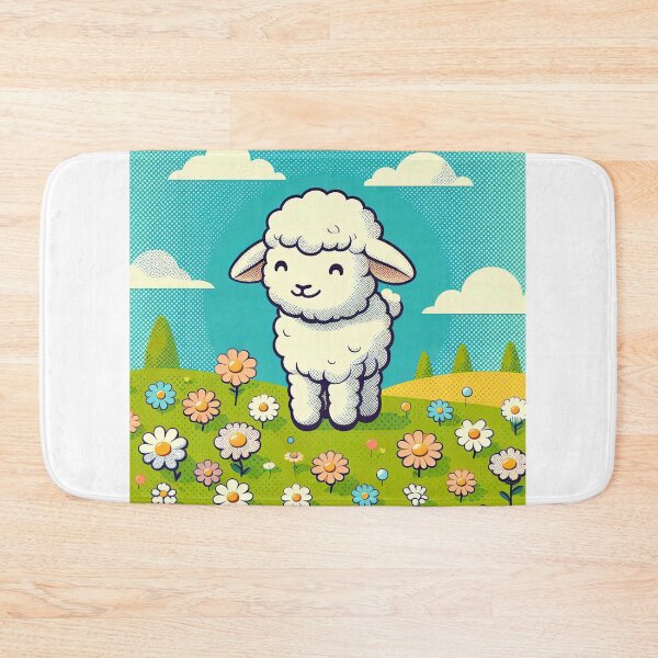 Item preview, Cute Lamb Pop Art Style designed and sold by artofuniverse.