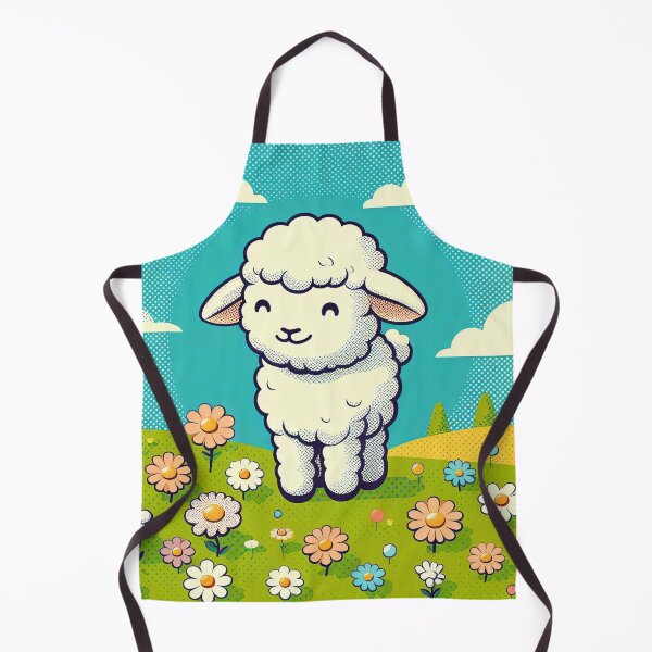 Item preview, Cute Lamb Pop Art Style designed and sold by artofuniverse.