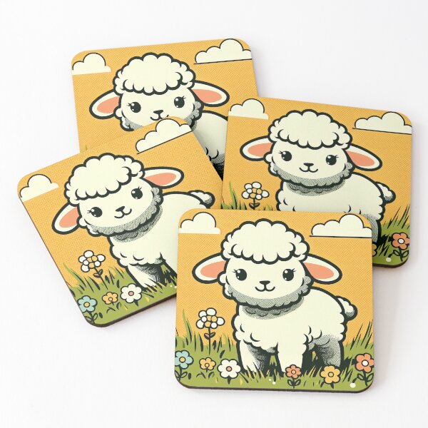 Item preview, Cute Lamb Pop Art Style designed and sold by artofuniverse.