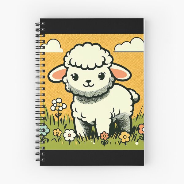 Item preview, Cute Lamb Pop Art Style designed and sold by artofuniverse.