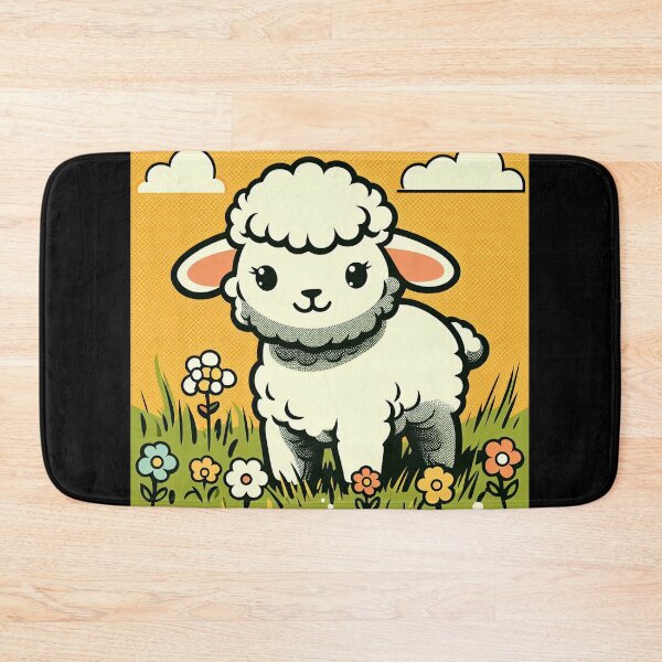 Item preview, Cute Lamb Pop Art Style designed and sold by artofuniverse.