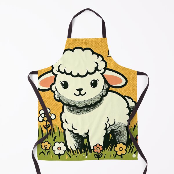 Item preview, Cute Lamb Pop Art Style designed and sold by artofuniverse.