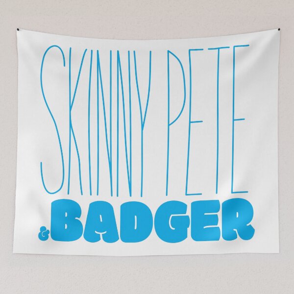 Item preview, Skinny Pete & Badger - Sky Blue designed and sold by Madmattman.