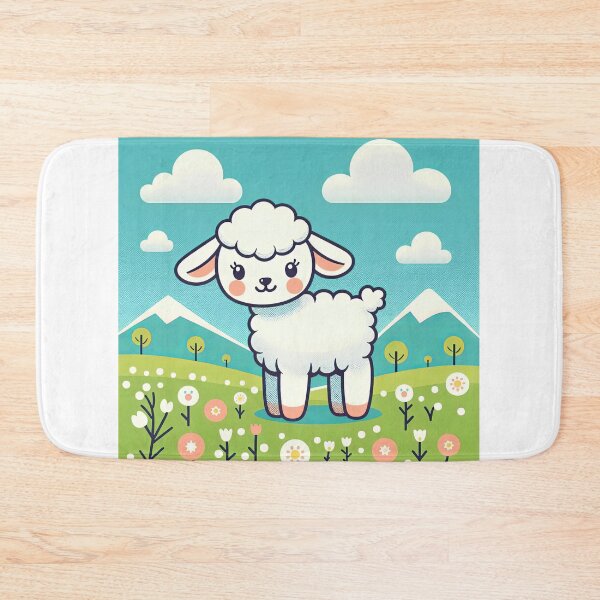 Item preview, Cute Lamb Pop Art Style designed and sold by artofuniverse.
