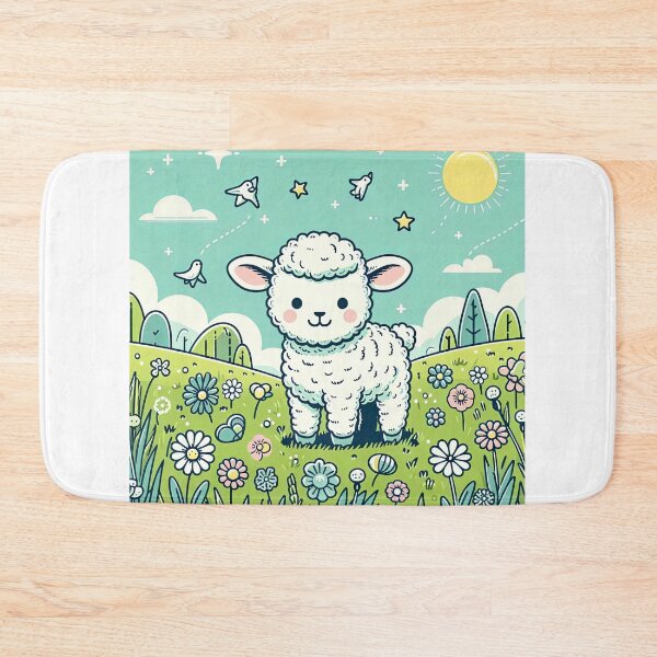 Item preview, Cute Lamb Pop Art Style designed and sold by artofuniverse.