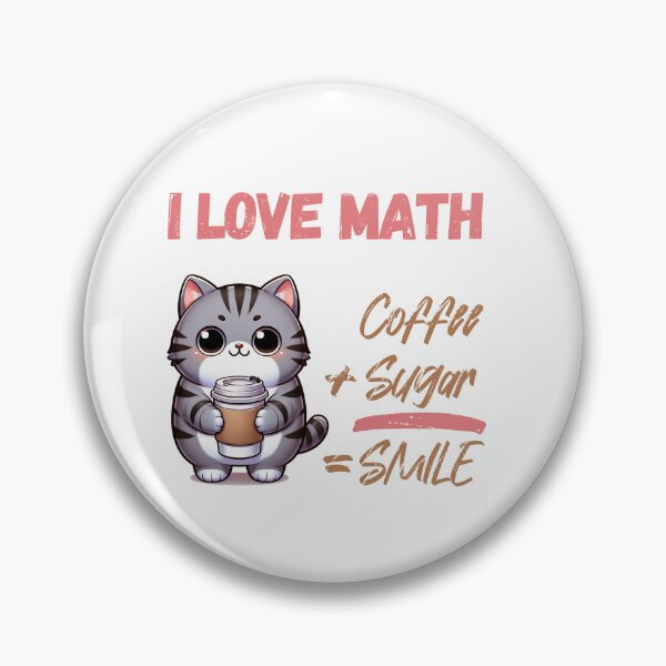 Item preview, I love math – Coffee+sugar=smile designed and sold by WorldByEsi.
