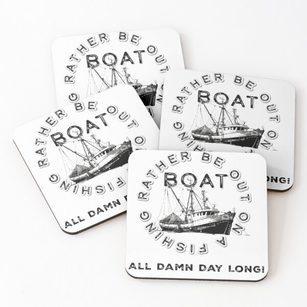 Item preview, I’d rather be out on a fishing boat all damn day long designed and sold by TheBruce77.
