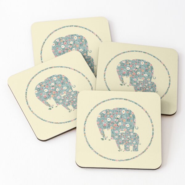 Item preview, Ditsy Floral Elephant Bloom designed and sold by Angelic Gangster.
