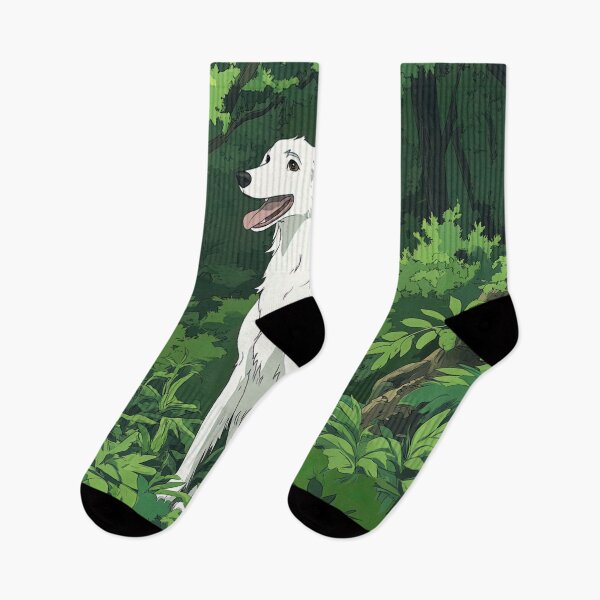 Item preview, Borzoi dog | Anime style designed and sold by ComicsFactory.