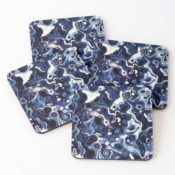 Item preview,  Abstract Seamless Patterns in  Blue, Purple ,Navy Blue designed and sold by BigDigital.