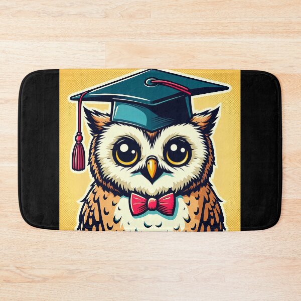 Item preview, Owl with Graduation Cap Pop Art Style designed and sold by artofuniverse.