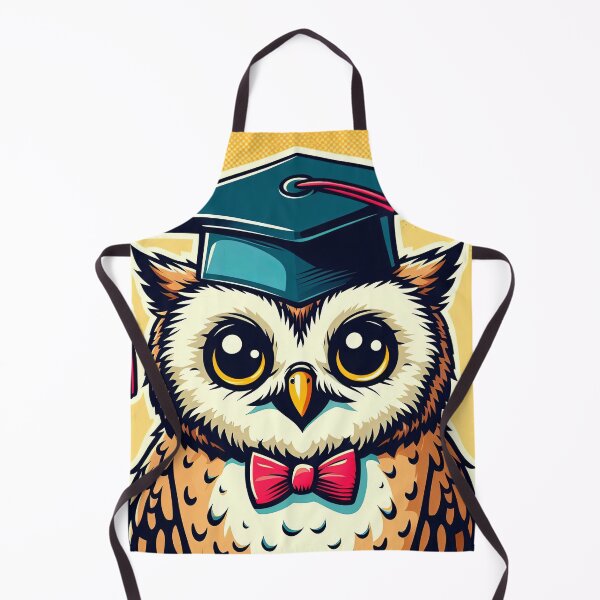 Item preview, Owl with Graduation Cap Pop Art Style designed and sold by artofuniverse.