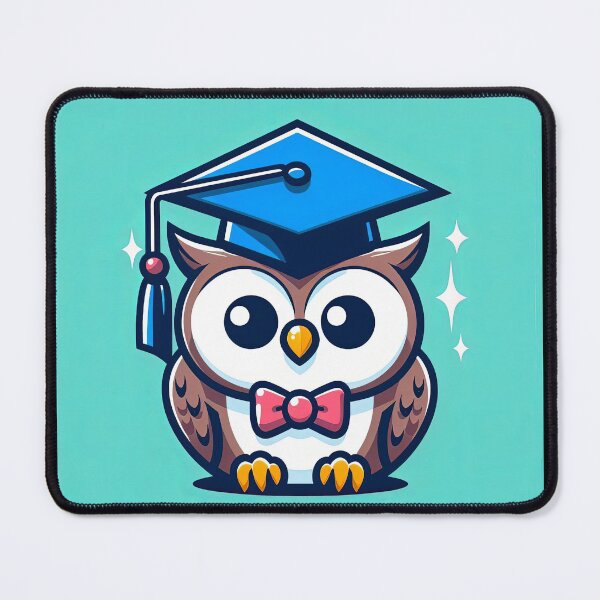 Item preview, Owl with Graduation Cap Pop Art Style designed and sold by artofuniverse.