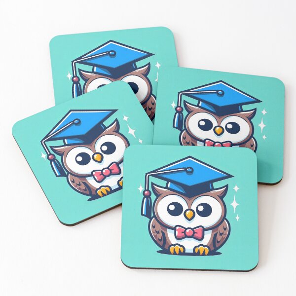 Item preview, Owl with Graduation Cap Pop Art Style designed and sold by artofuniverse.
