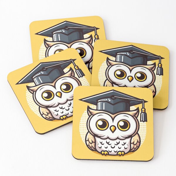 Item preview, Owl with Graduation Cap Pop Art Style designed and sold by artofuniverse.