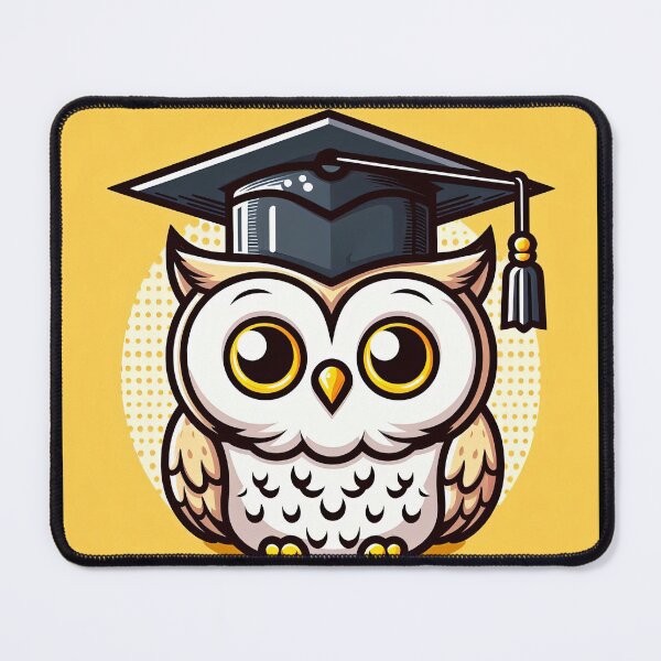 Item preview, Owl with Graduation Cap Pop Art Style designed and sold by artofuniverse.
