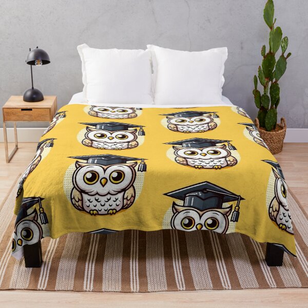 Item preview, Owl with Graduation Cap Pop Art Style designed and sold by artofuniverse.