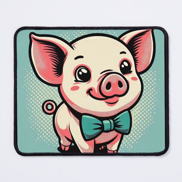 Item preview, Cute Piglet Pop Art Style designed and sold by artofuniverse.