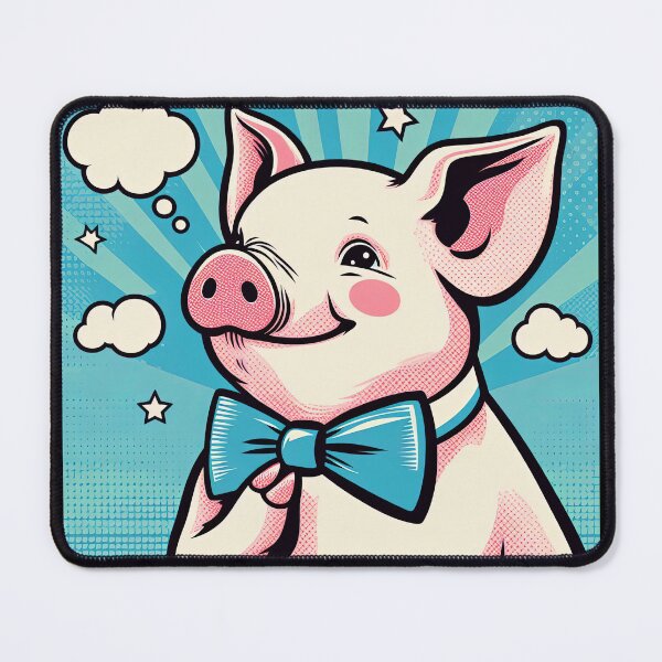 Item preview, Cute Piglet Pop Art Style designed and sold by artofuniverse.