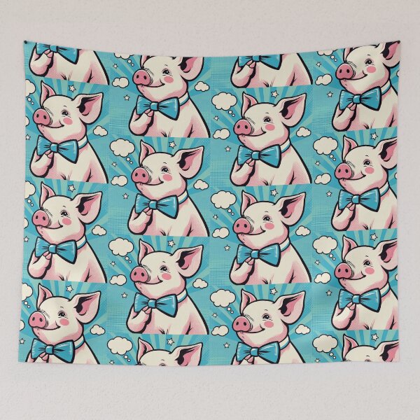 Item preview, Cute Piglet Pop Art Style designed and sold by artofuniverse.