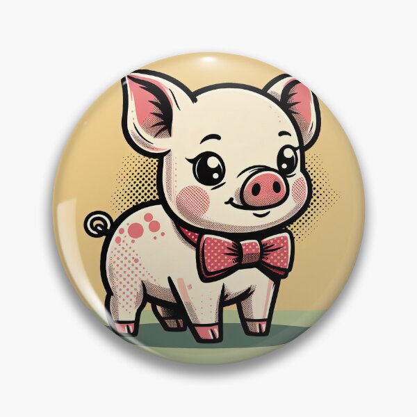 Item preview, Cute Piglet Pop Art Style designed and sold by artofuniverse.