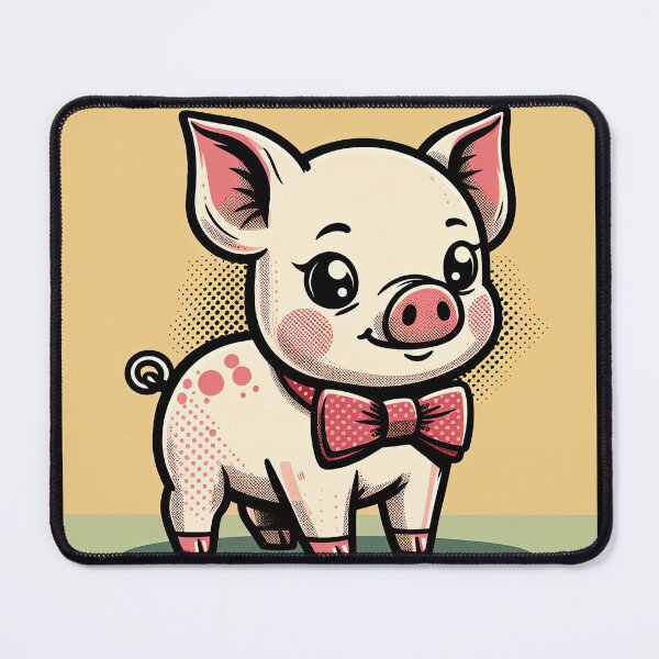 Item preview, Cute Piglet Pop Art Style designed and sold by artofuniverse.