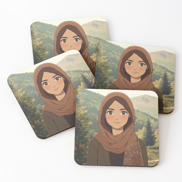 Item preview, Bosnian woman, portrait | Anime style designed and sold by ComicsFactory.