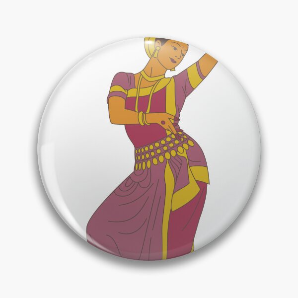 Item preview, Indian Classical Bharatnatyam Dancer designed and sold by katxdesigns.