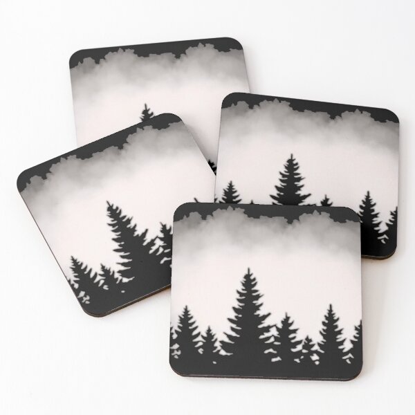 Item preview, A night pine trees  designed and sold by Coollzone.
