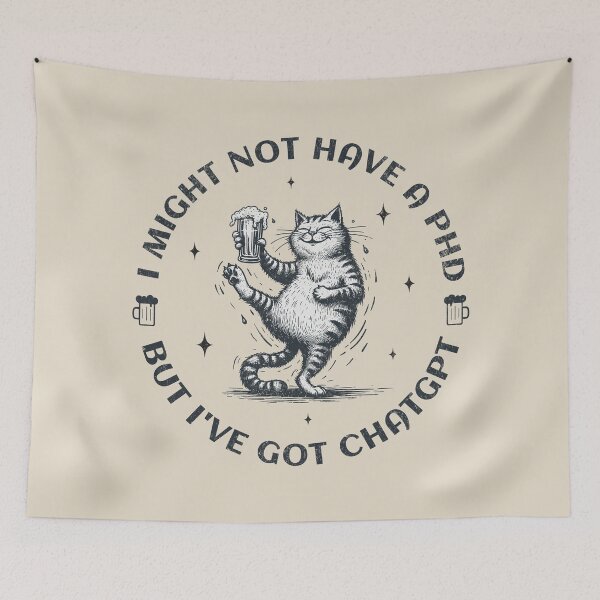 Item preview, I Might Not Have A PhD, But I've Got ChatGPT designed and sold by A.I.  Took My Job!.