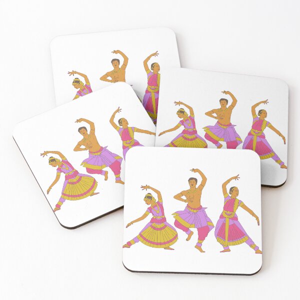 Item preview, Indian Bharatnatyam Classical dancers co-ed  designed and sold by katxdesigns.