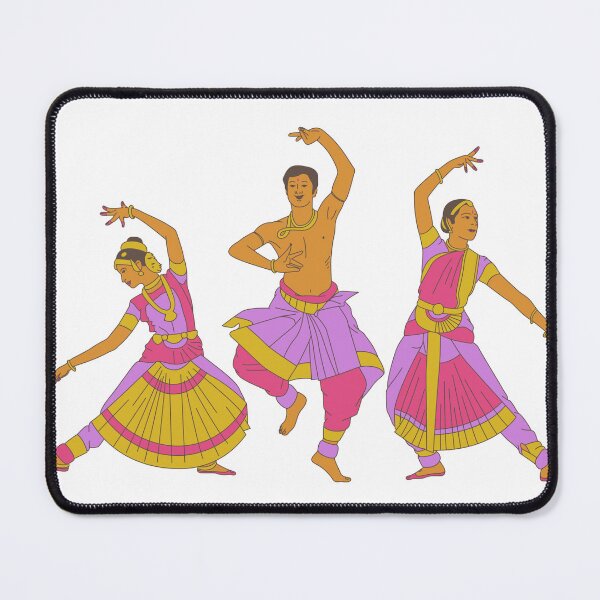 Item preview, Indian Bharatnatyam Classical dancers co-ed  designed and sold by katxdesigns.