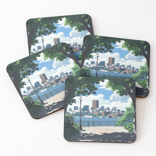 Item preview, Boston, city, United States of America  | Anime style designed and sold by ComicsFactory.