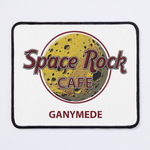 Item preview, Space Rock Cafe - Ganymede Textured Logo designed and sold by TheRetroVGers.