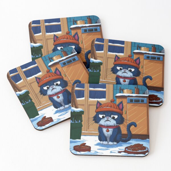 Item preview, Grumpy Blue Cat designed and sold by manbaito.