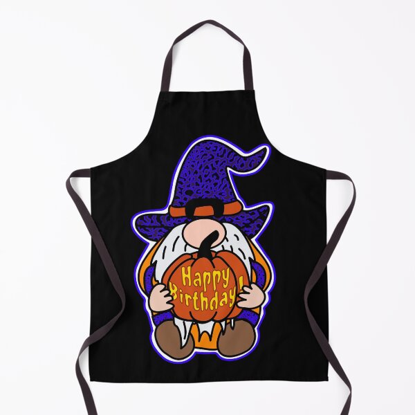 Item preview, Cute bearded gnome Halloween birthday with leopard print graphics designed and sold by PerkyParakeet.
