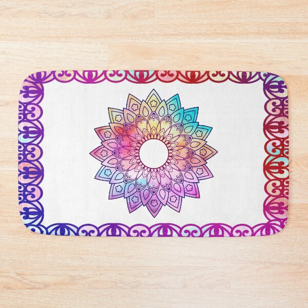 Item preview, Colorful watercolor mandala designed and sold by CharmSpell.