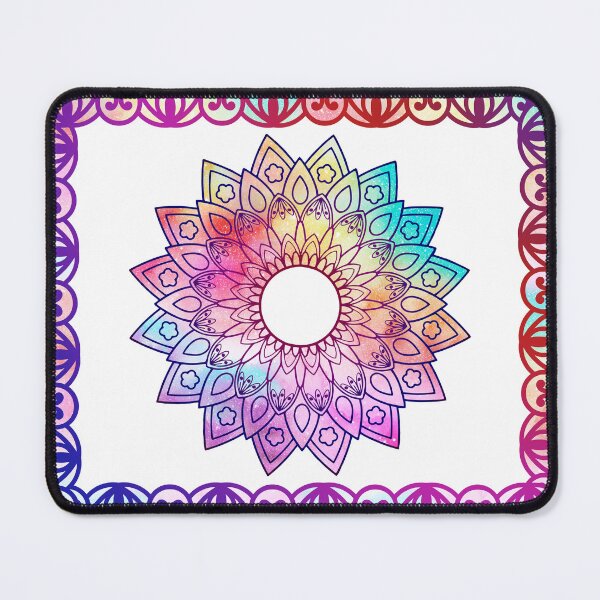 Item preview, Colorful watercolor mandala designed and sold by CharmSpell.
