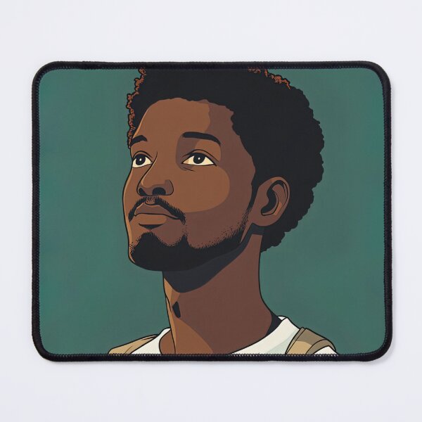 Item preview, Botswanan man, portrait | Anime style designed and sold by ComicsFactory.
