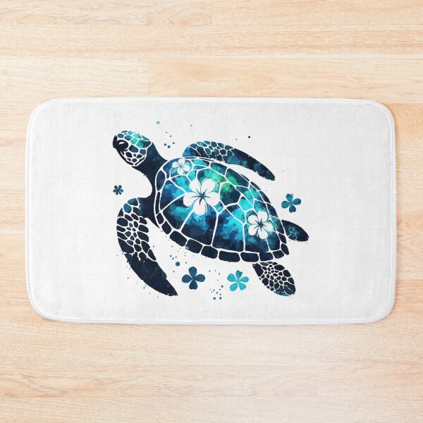Item preview, Floral Sea Turtle designed and sold by TomFrontierArt.