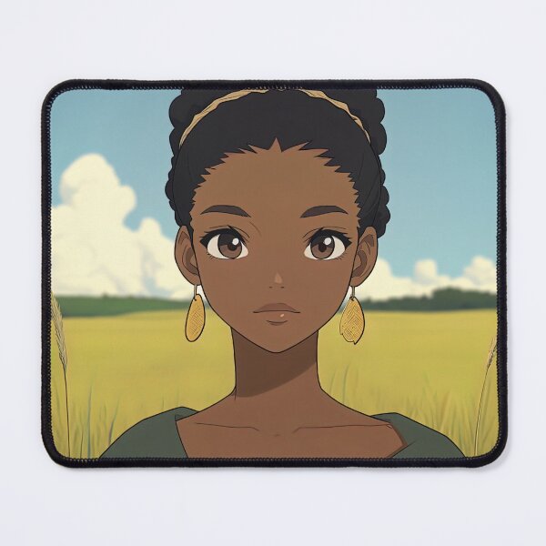 Item preview, Botswanan woman, portrait | Anime style designed and sold by ComicsFactory.