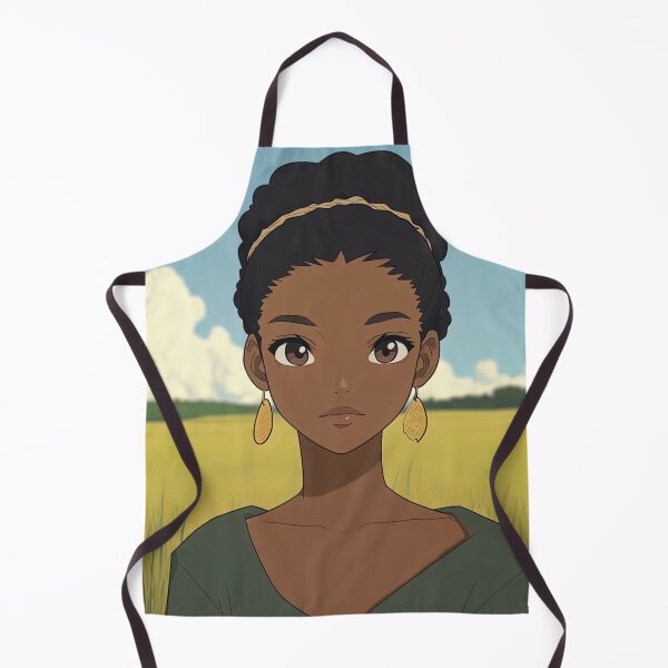 Item preview, Botswanan woman, portrait | Anime style designed and sold by ComicsFactory.