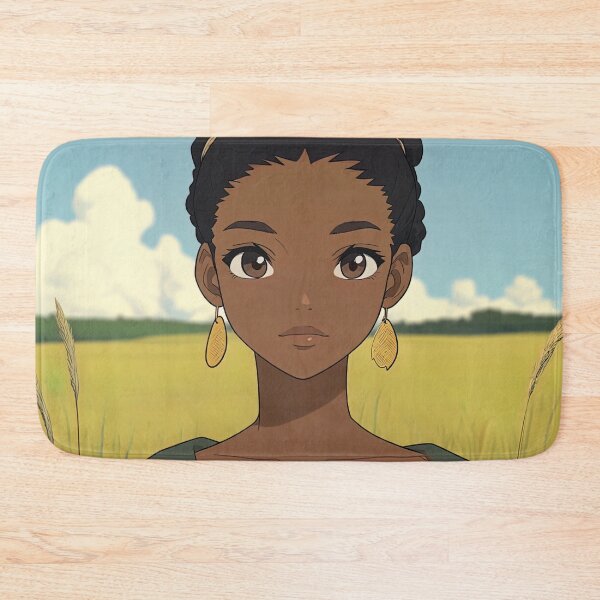 Item preview, Botswanan woman, portrait | Anime style designed and sold by ComicsFactory.