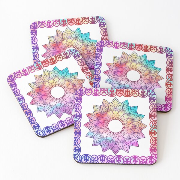 Item preview, Colorful watercolor mandala designed and sold by CharmSpell.