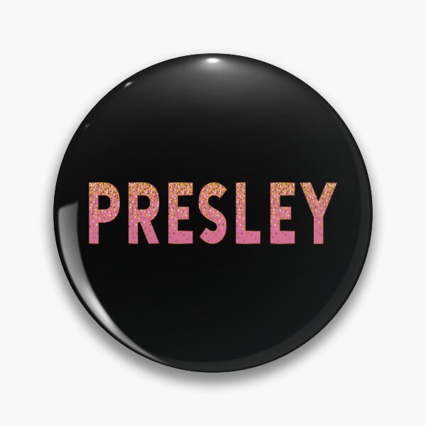 Item preview, Presley Name Pink Gold designed and sold by Jeallan Designs.