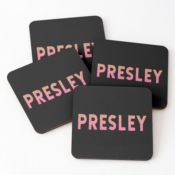 Item preview, Presley Name Pink Gold designed and sold by Jeallan Designs.