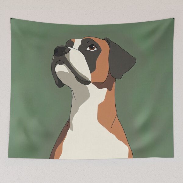 Item preview, Boxer dog | Anime style designed and sold by ComicsFactory.