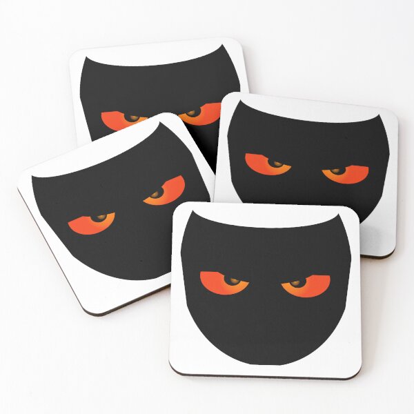 Item preview, Scary Halloween Fiery Eyes Black Face For Those Who Like To Scare designed and sold by ZIPsketch.